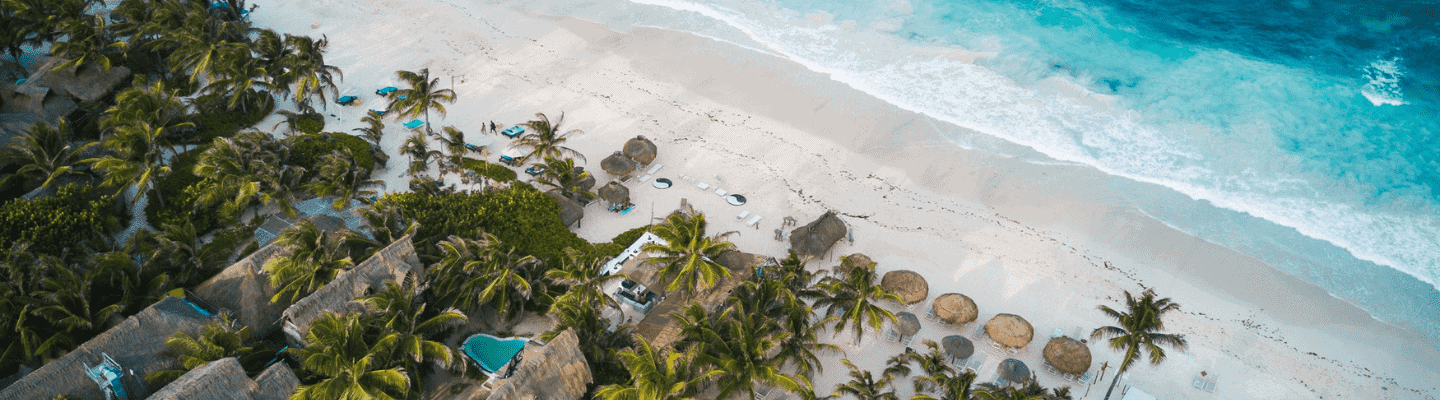 plages de la Riviera Maya Bandeau voyage Mexique Amérique plages mexicaines