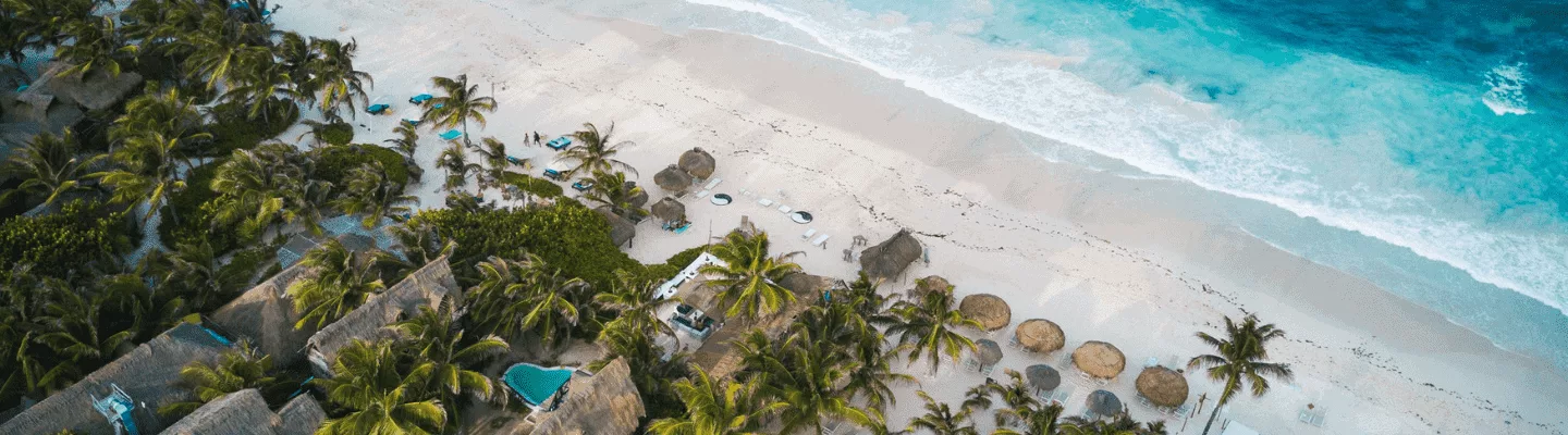 plages de la Riviera Maya Bandeau voyage Mexique Amérique plages mexicaines
