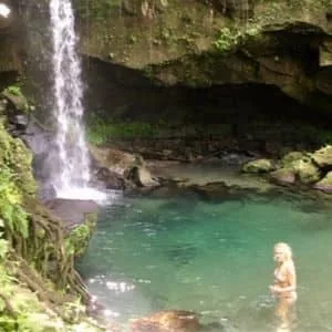 Voyage à la Dominique charme cascade