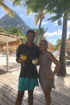 Voyage sainte lucie couple caraïbes luxe