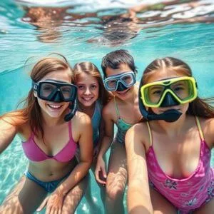 Snorkeling voyage en famille