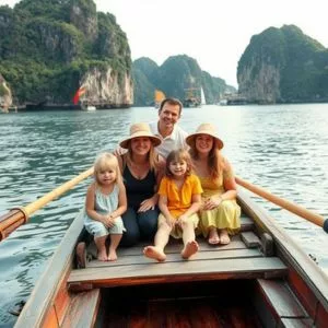 Voyage en famille bateau Asie aventure au Vietnam